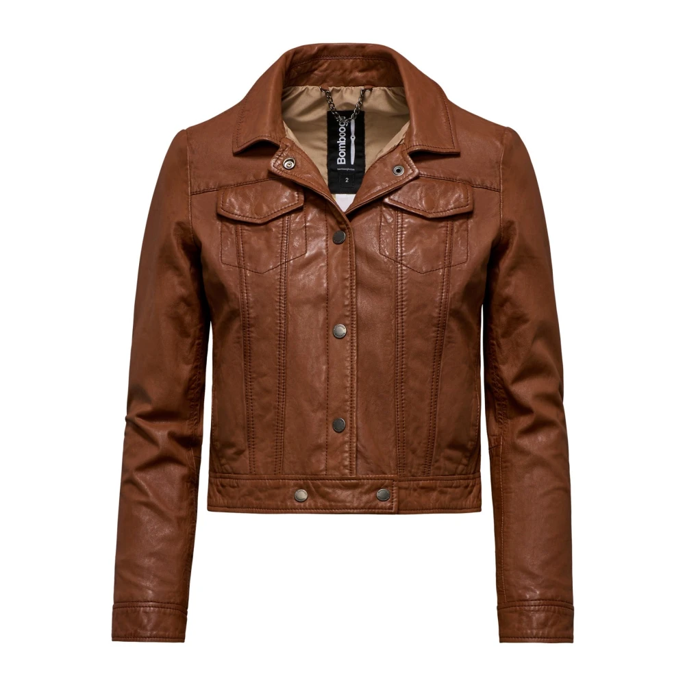 Jackets > Leather Jackets - - BomBoogie - Modalova