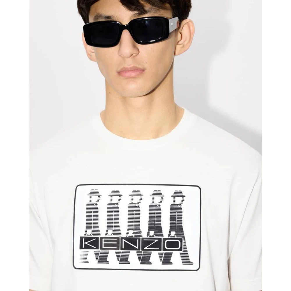 Kenzo Klassiek Business T-shirt Wit White Heren