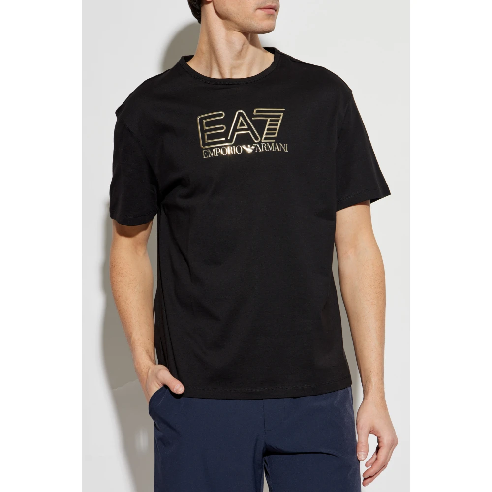 Emporio Armani EA7 T-shirt uit de collectie Black Heren