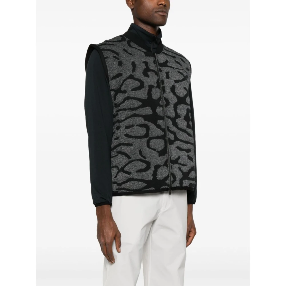 Y-3 Zwarte hardloopvest voor mannen Black Heren