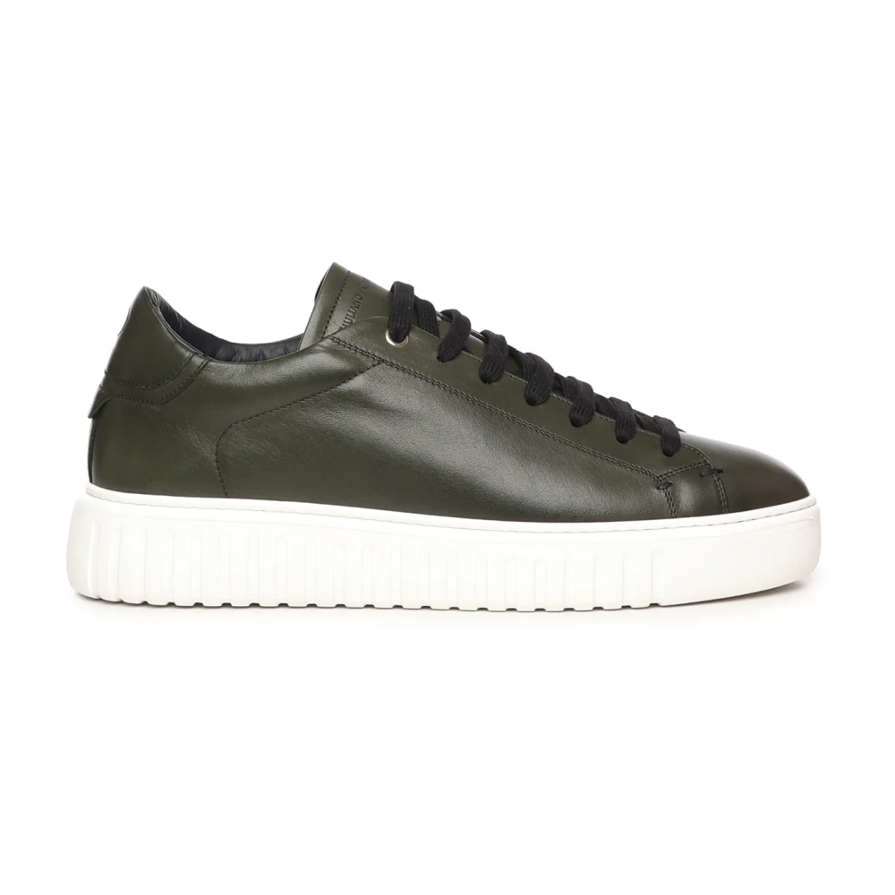 Giuliano Galiano Mars Leather Sneakers Heren Schoenen Groen
