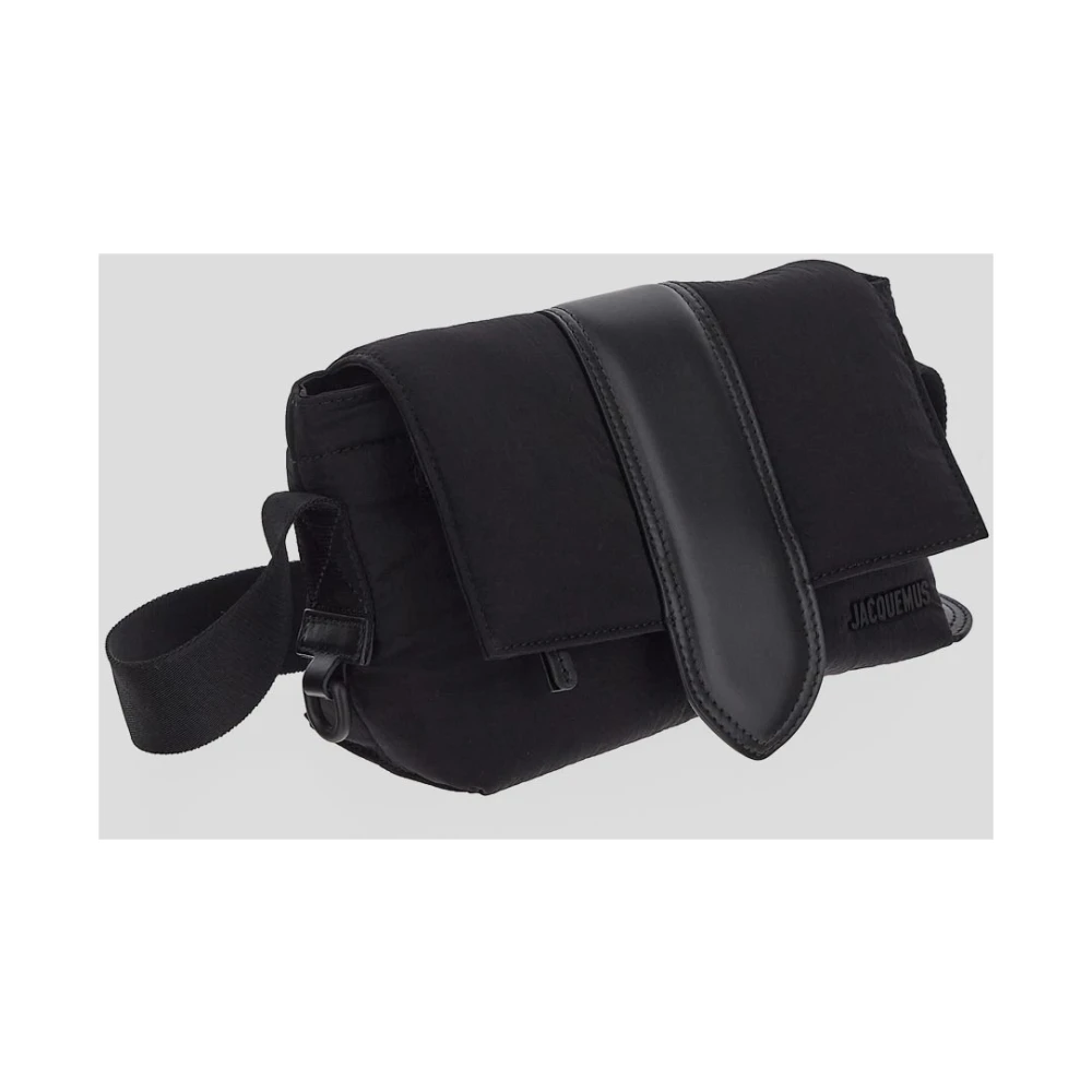 Jacquemus Nylon Messenger Tas voor Kinderen Black Heren