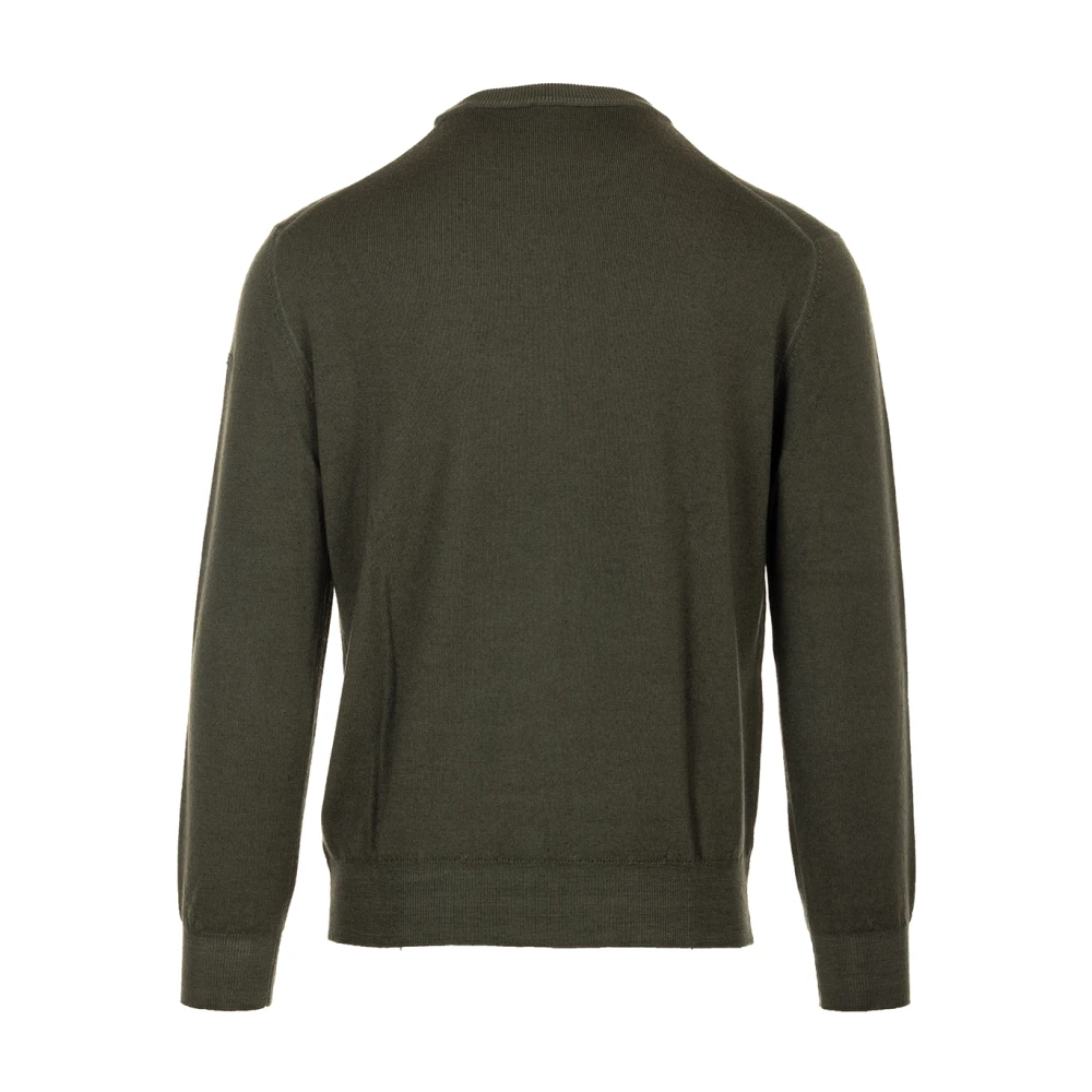 PAUL & SHARK Groene Merinowollen Trui Green Heren