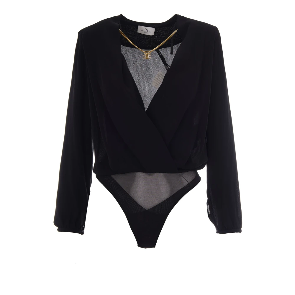 Elisabetta Franchi Black Full-Body, Female, L, Body