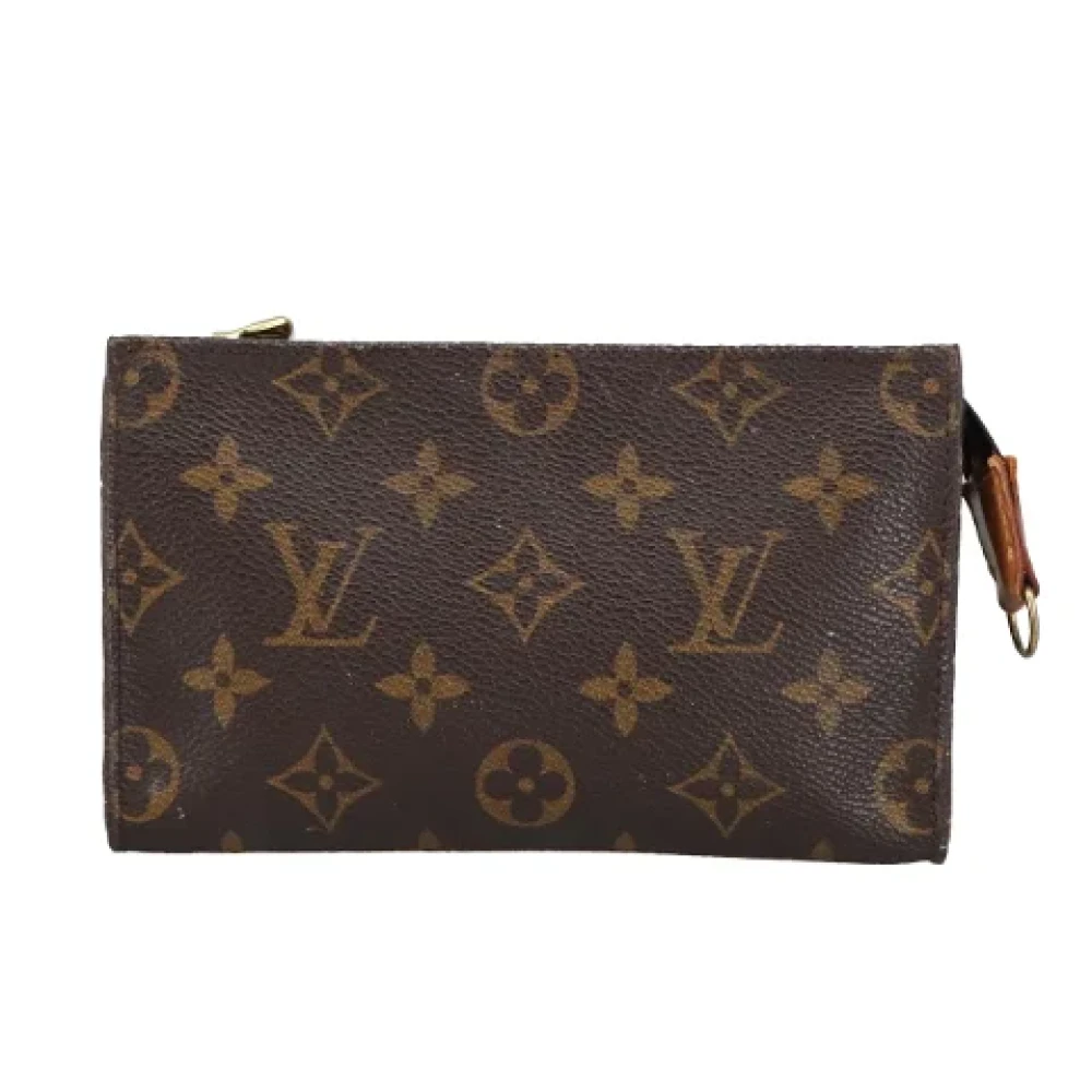 Louis Vuitton Vintage Pre-owned Canvas pouches Brown Dames
