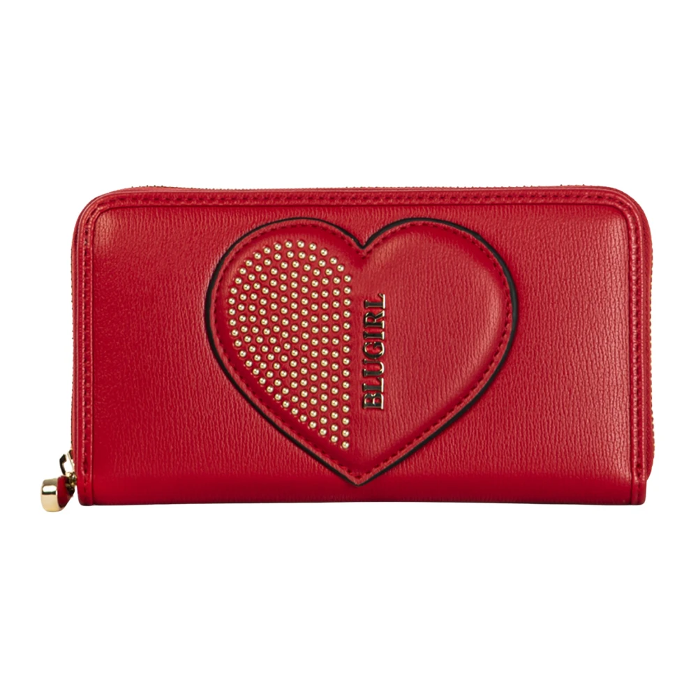 Blugirl Hart Studs Portemonnee Lijn L Red Dames