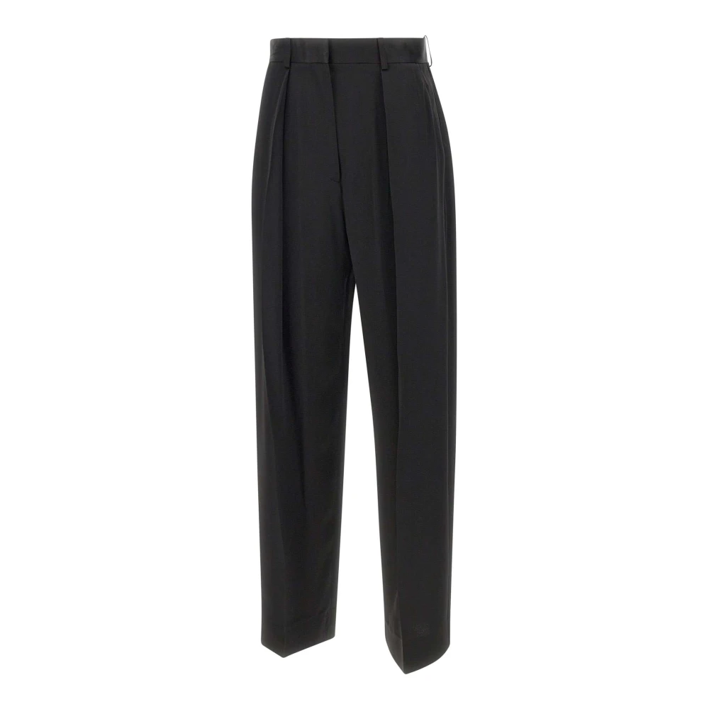 Victoria Beckham Femme Noir Pantalons, Taille: 38 Fr Wide Pantalons