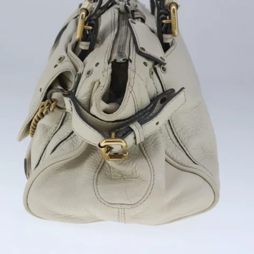 Chloé Pre-owned Leather handbags White Dames