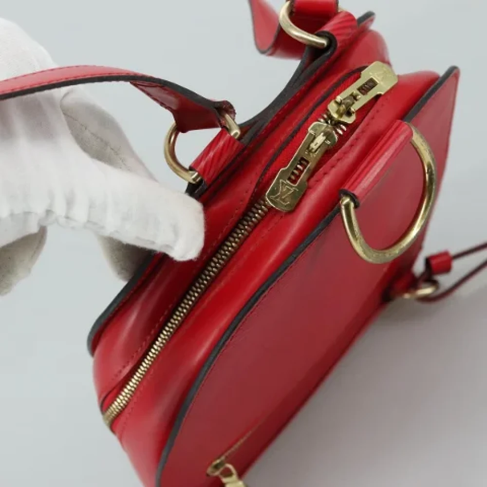 Louis Vuitton Vintage Pre-owned Leather backpacks Red Dames