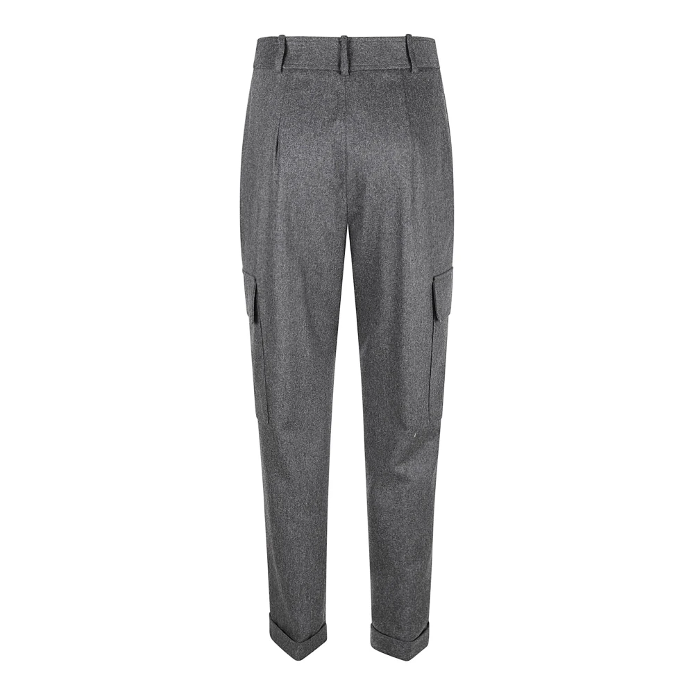 Eleventy Wol Kasjmier Elastaan Broek Gray Dames