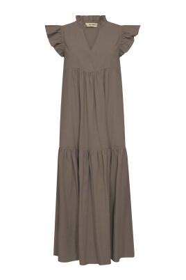 feminin-kjole-med-rynke-detaljer
