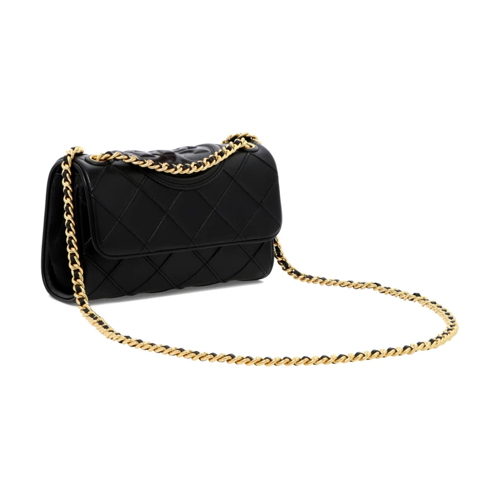 TORY BURCH Zachte Convertible Schoudertas Black Dames