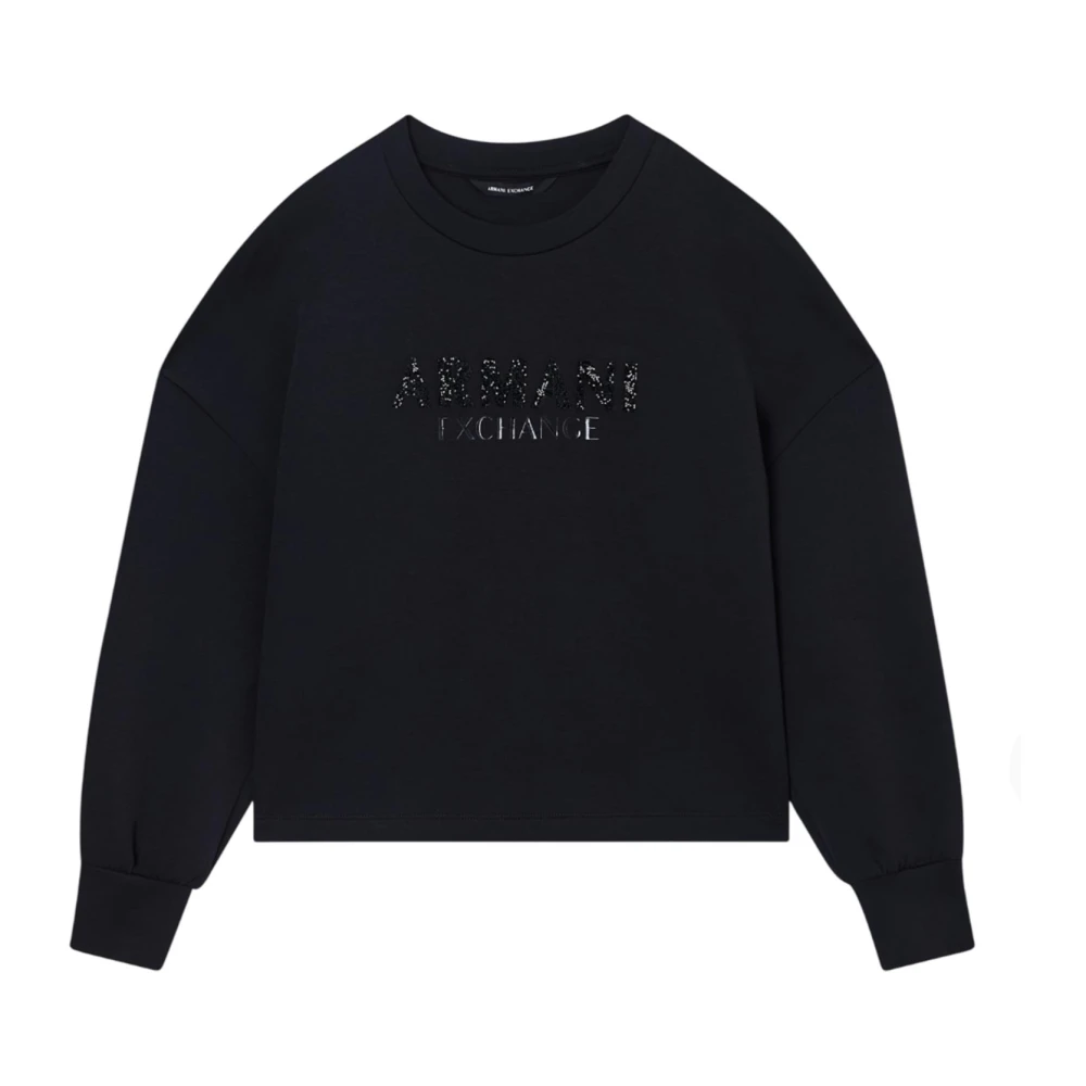 Armani Exchange Donna Nero Felpe, S, New,
