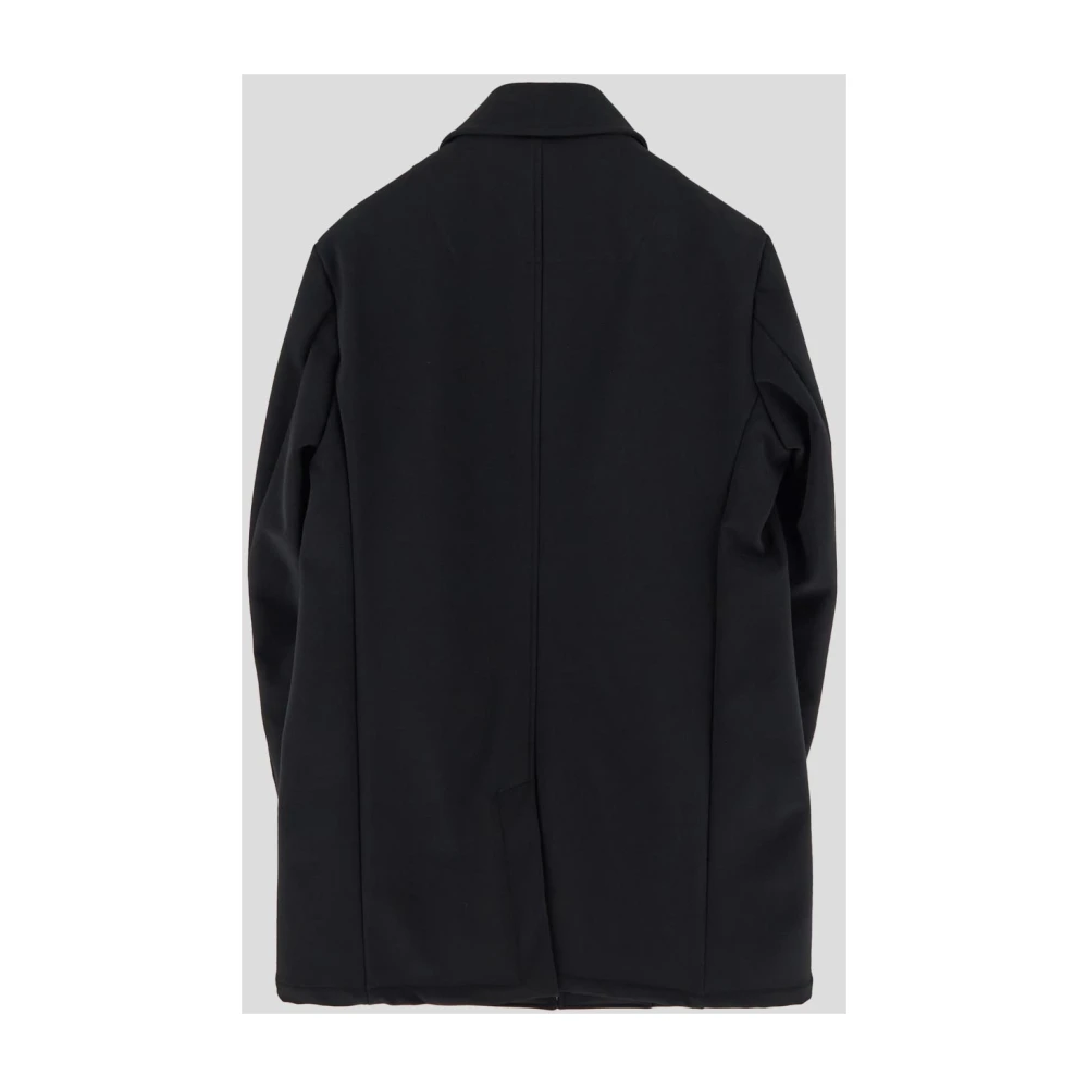 Pmds Stijlvolle Zwarte Polyamide Jas Black Heren