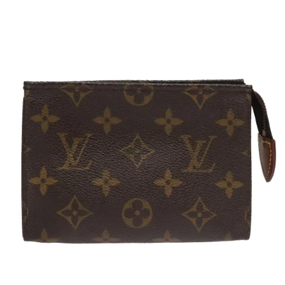 Louis Vuitton Vintage Pre-owned Canvas pouches Brown Dames