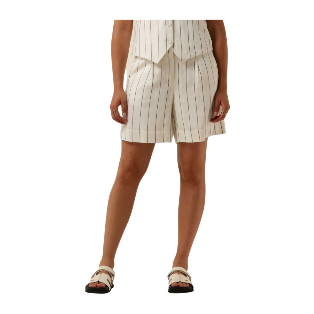 Y.A.S Witte Zomer Shorts White Dames