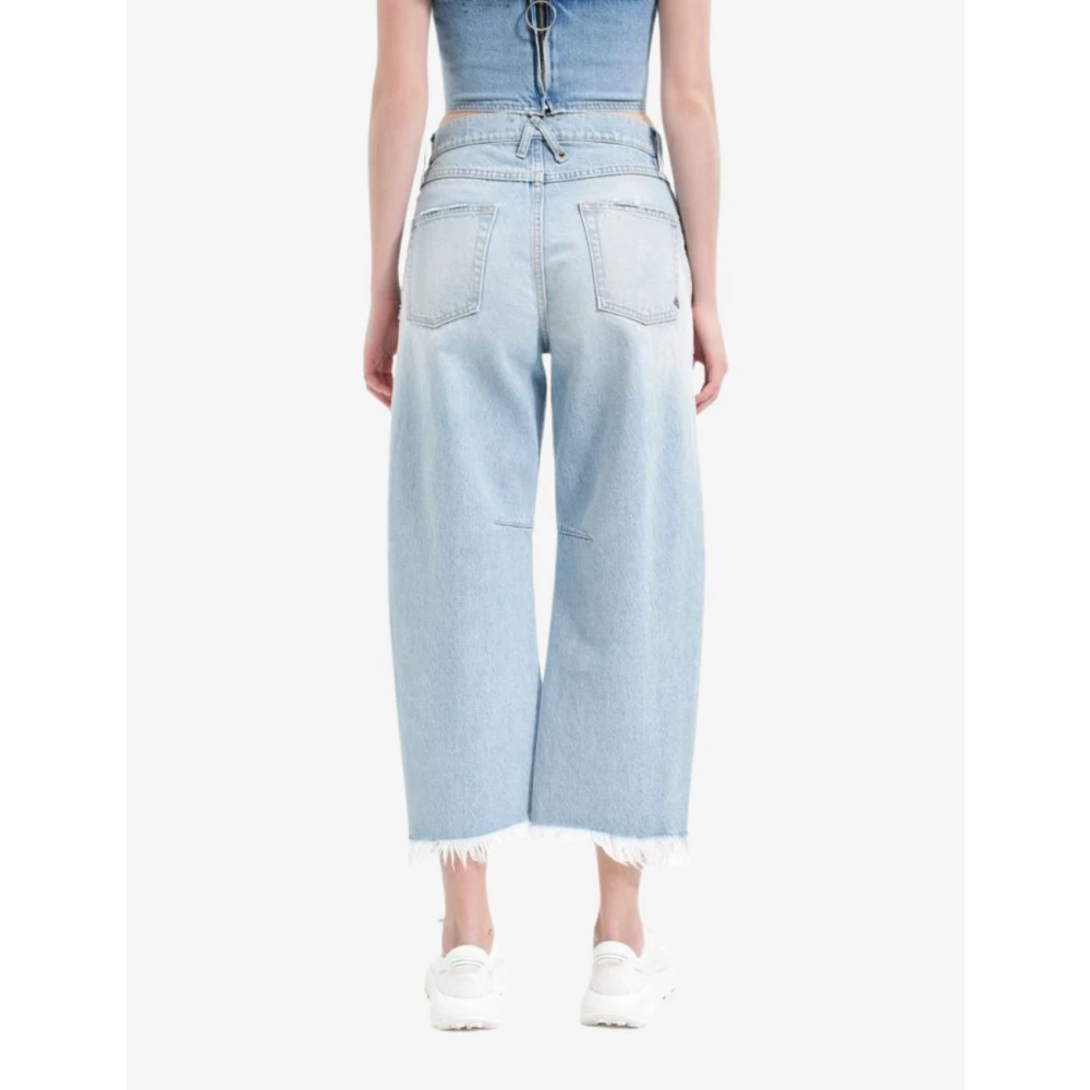 Cycle Lage taille jeans super aansluitende crop Blue Dames