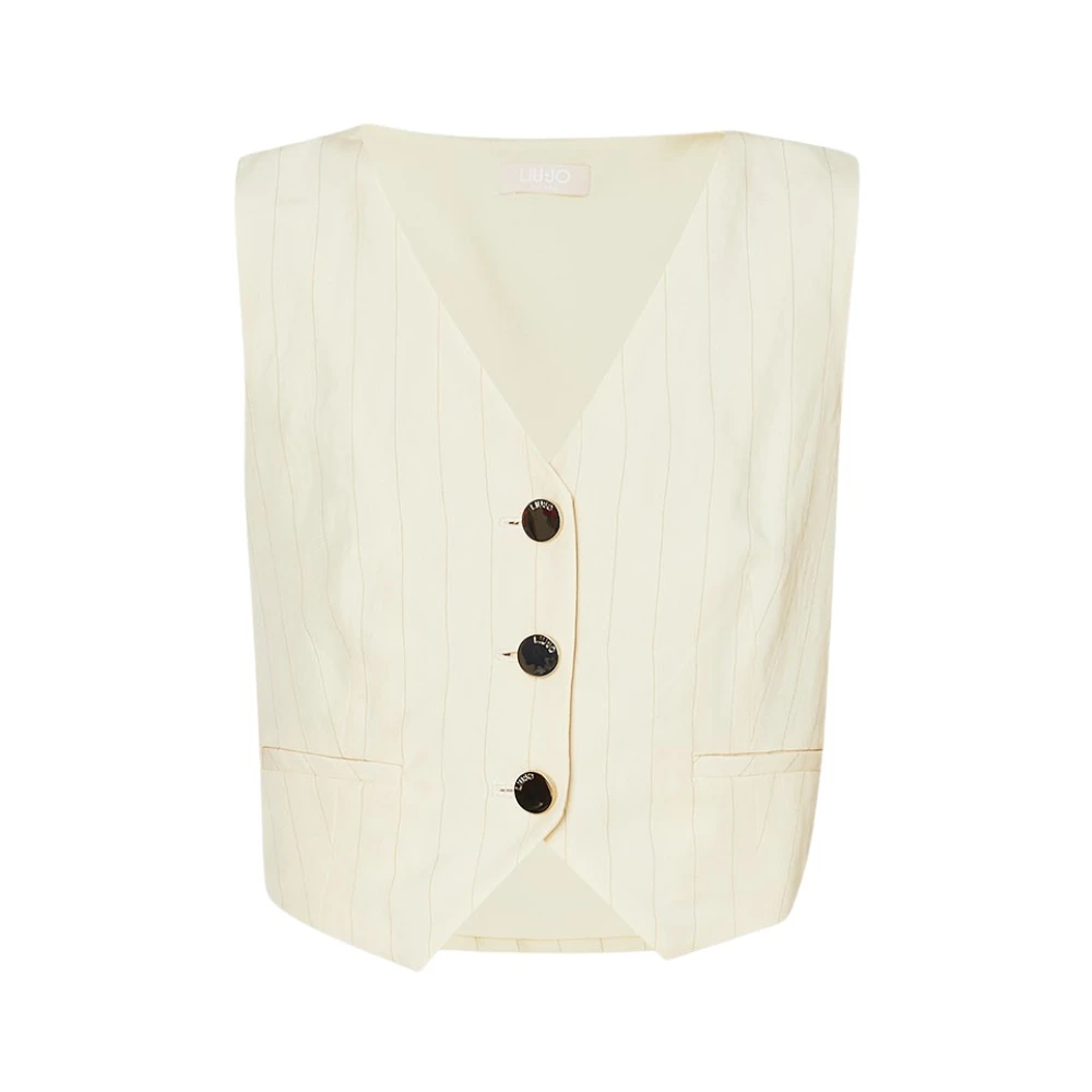 Liu Jo - Jackets > Vests - Beige - Liu Jo - Modalova