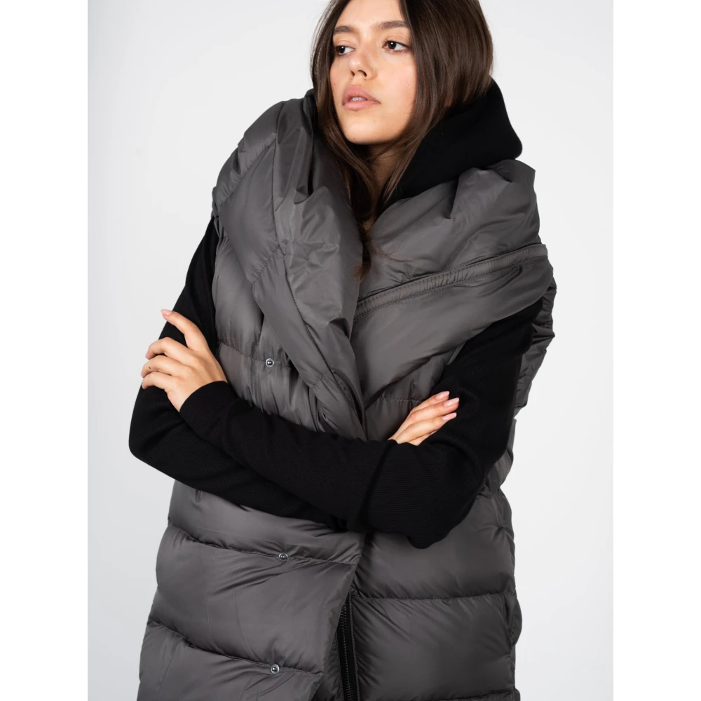 La Haine Inside Us Donsvest Unisex Elegante Stijl Gray Dames