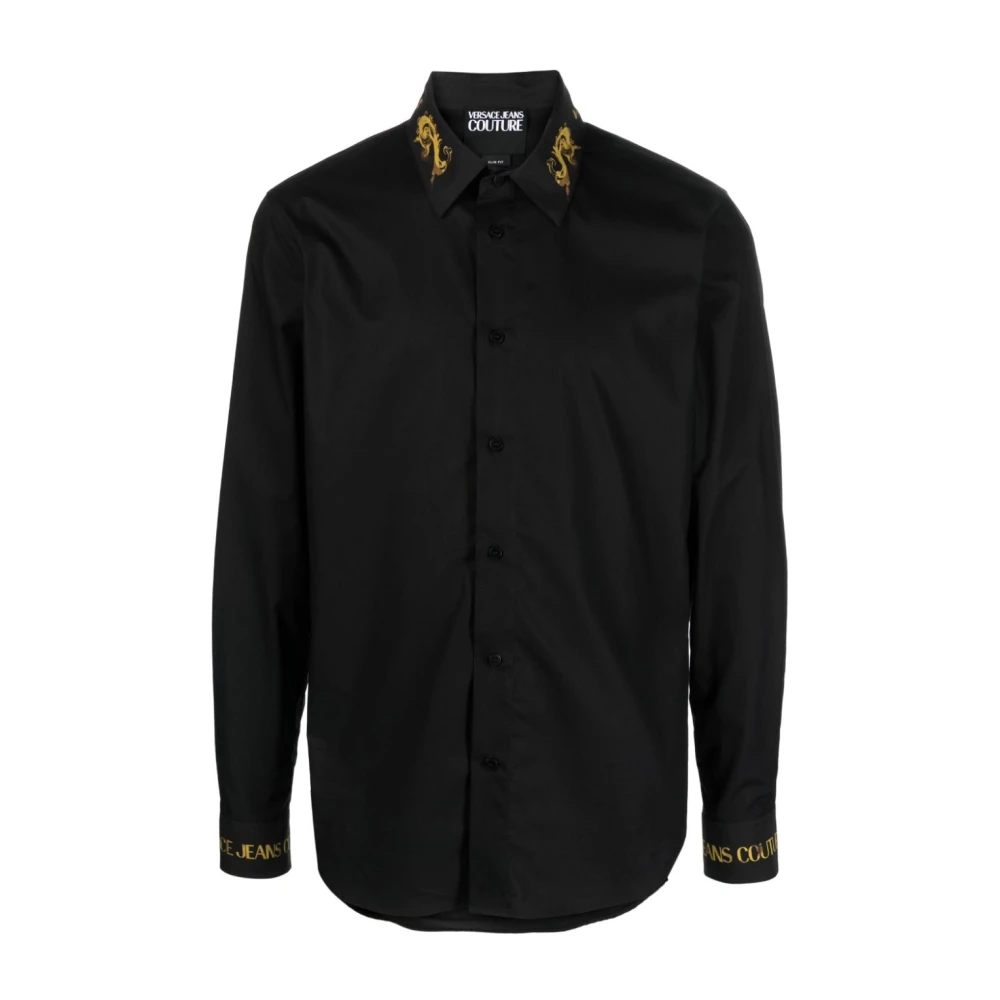 Versace Jeans Couture Shirts Black Heren