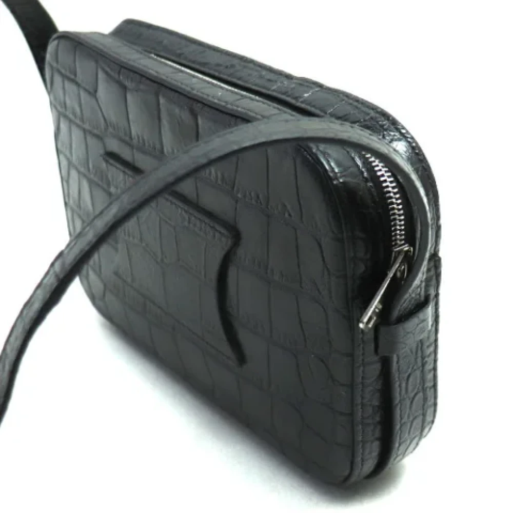 Celine Vintage Pre-owned Leather celine-bags Black Dames