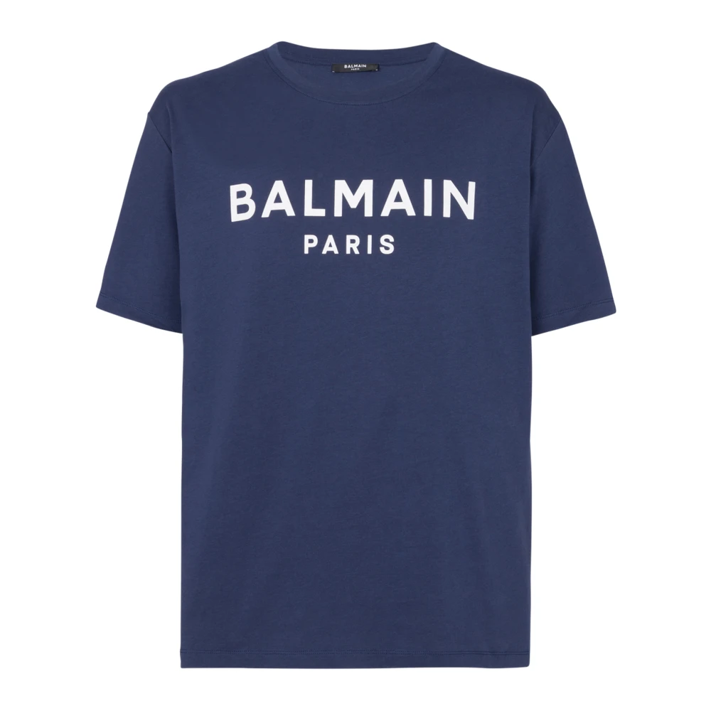 Balmain Paris T-shirt Blue, Herr