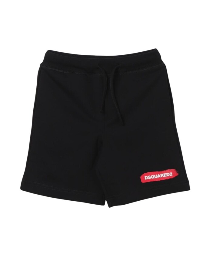black-kids-logo-shorts-stylish-comfort