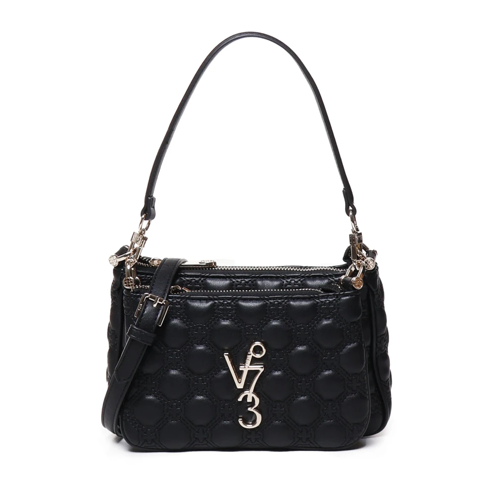 V73 Zwarte Schoudertas voor Moderne Vrouwen Black Dames