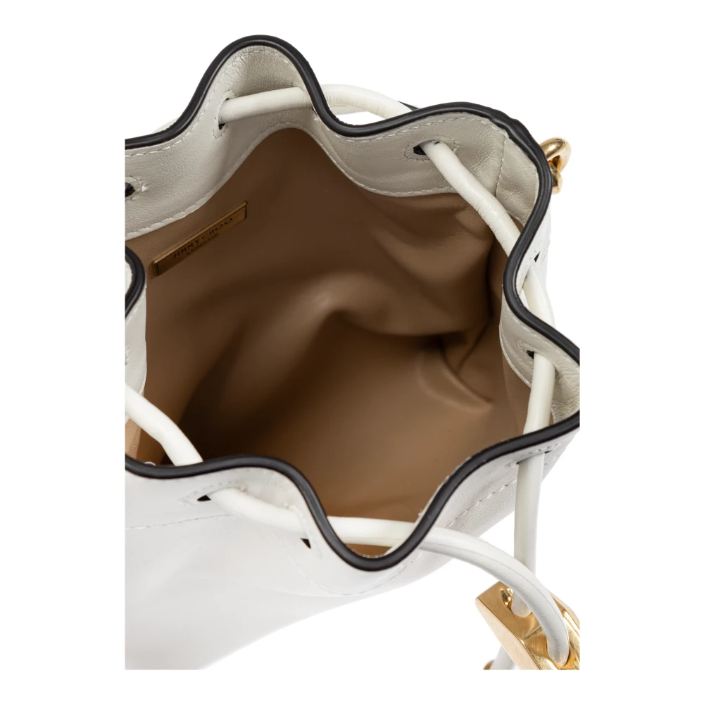 Jimmy Choo Bon emmer schoudertas White Dames