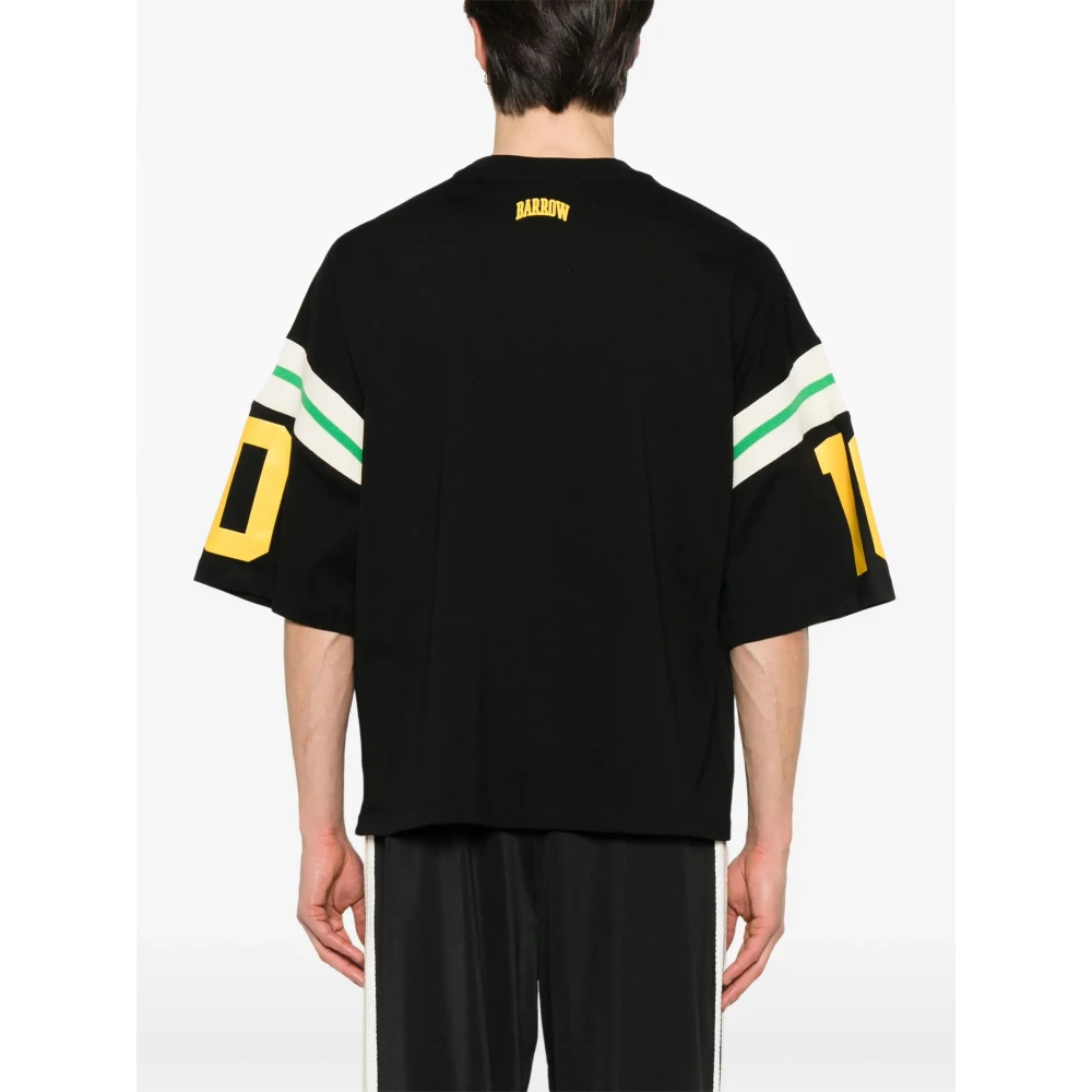 Barrow Zwart Basic T-Shirt Black Heren