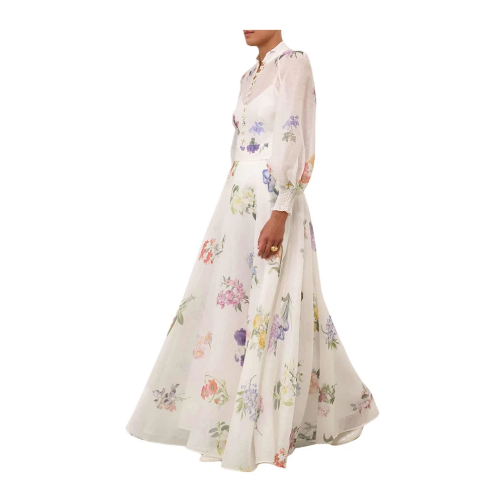 Zimmermann Botanisch Ivoor Maxi Rok Multicolor Dames