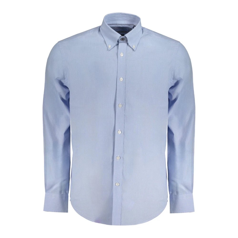 Harmont & Blaine Blauw Herenoverhemd MET Lange Mouwen Blue Heren