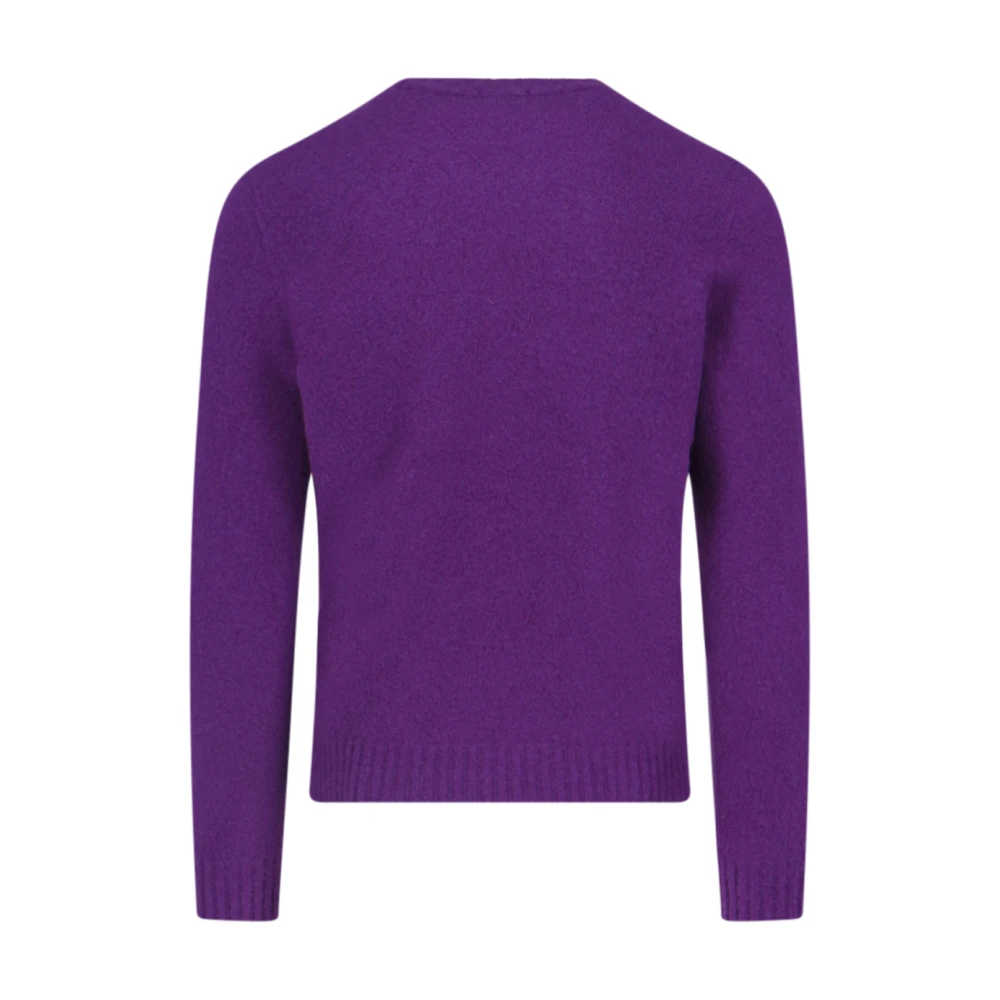 Drumohr Stijlvolle Sweaters Purple Heren