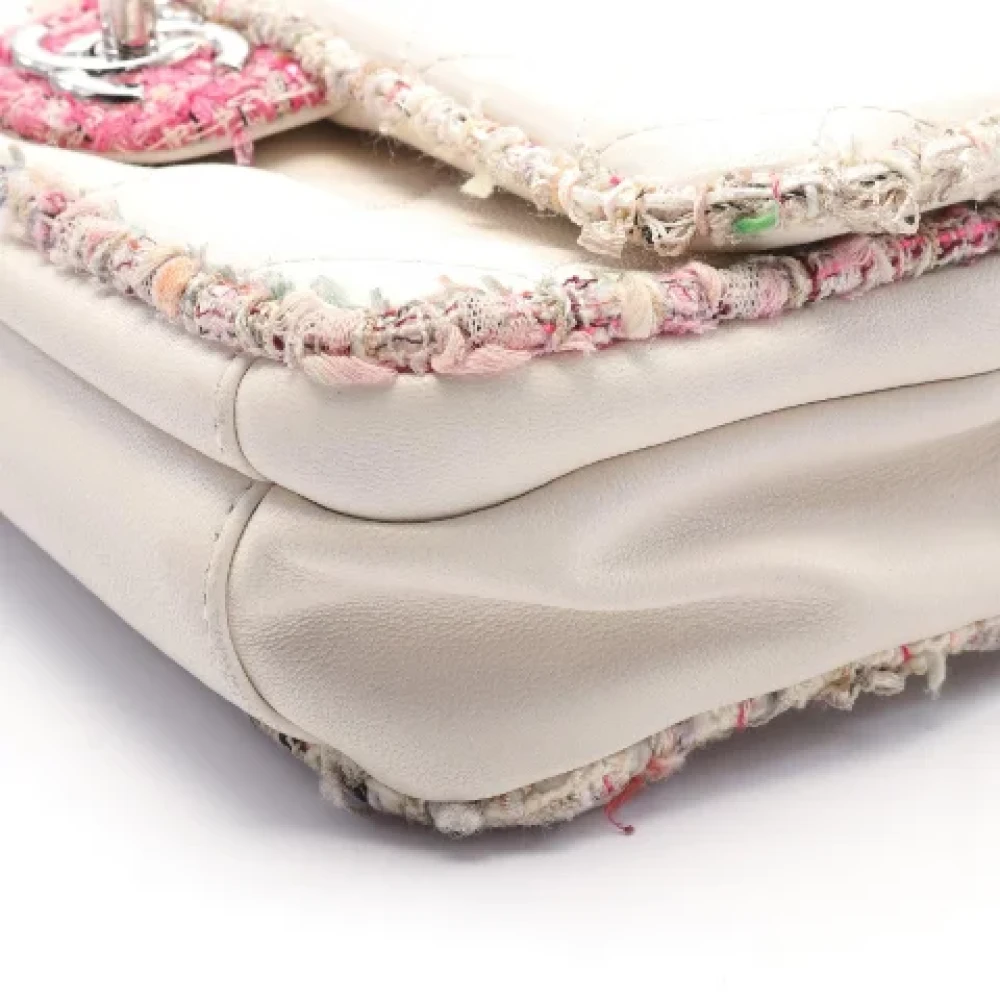 Chanel Vintage Pre-owned Leather chanel-bags Beige Dames