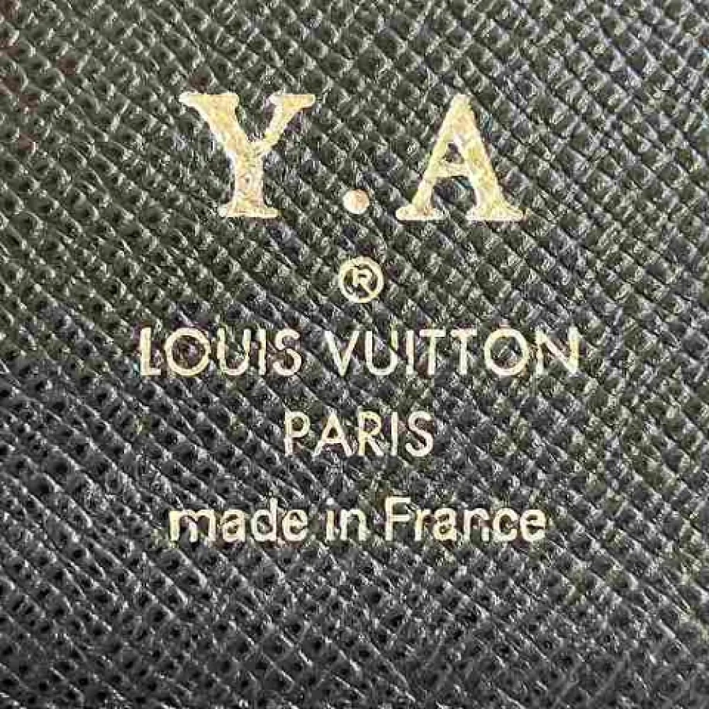 Louis Vuitton Vintage Pre-owned Leather wallets Black Heren