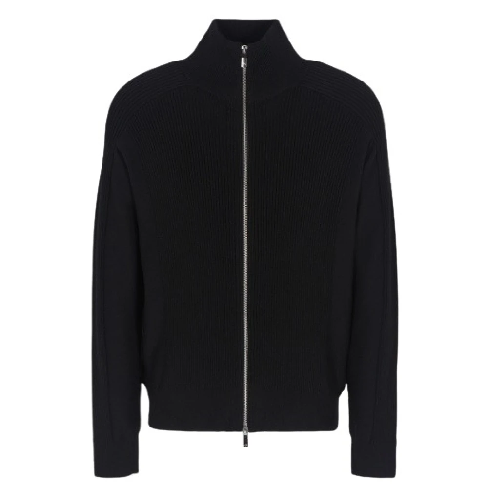 Armani Exchange Zwarte Sweaters voor Stijlvolle Look Black Heren