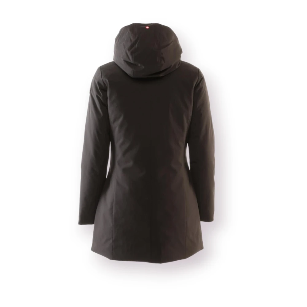 Canadiens Stijlvolle Puffer en Parka Jas Black Dames