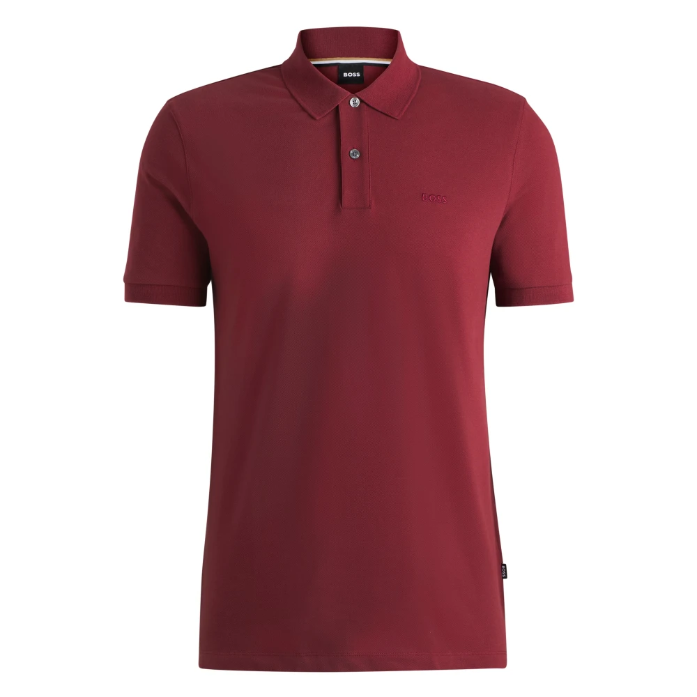 Hugo Boss Zachte Pima Katoen Polo Shirt Brown Heren