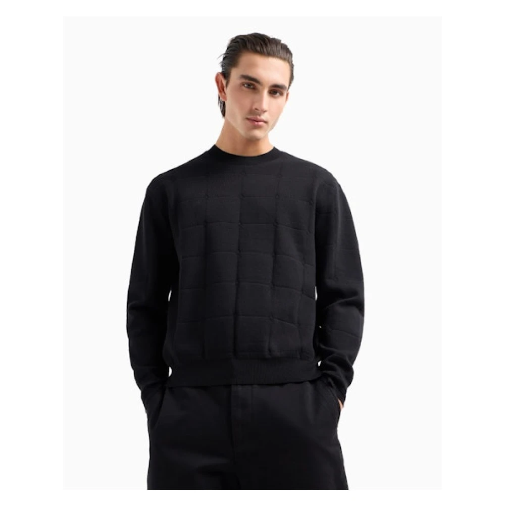 Armani Exchange Casual Sweater Black Heren