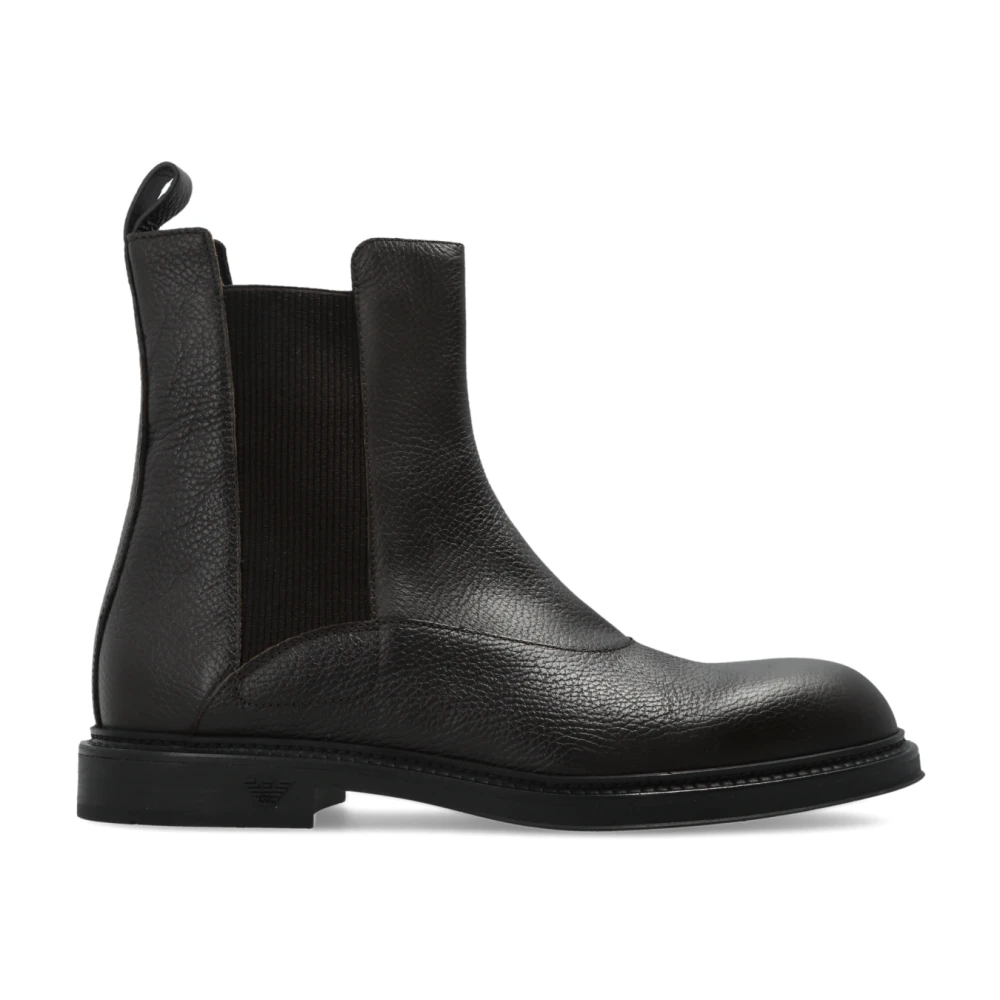 Emporio Armani Uomo Marrone Scarpe, 45 Eu, New,