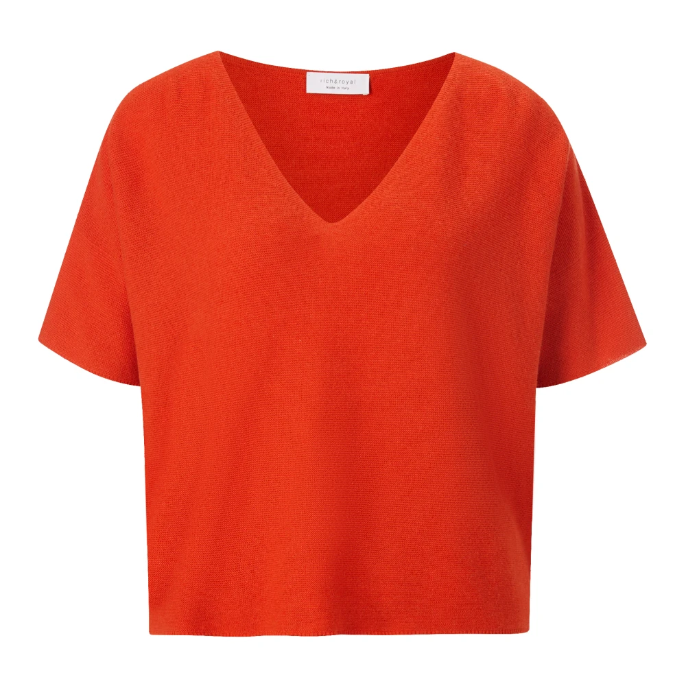 Rich & Royal Knitwear Orange Dames