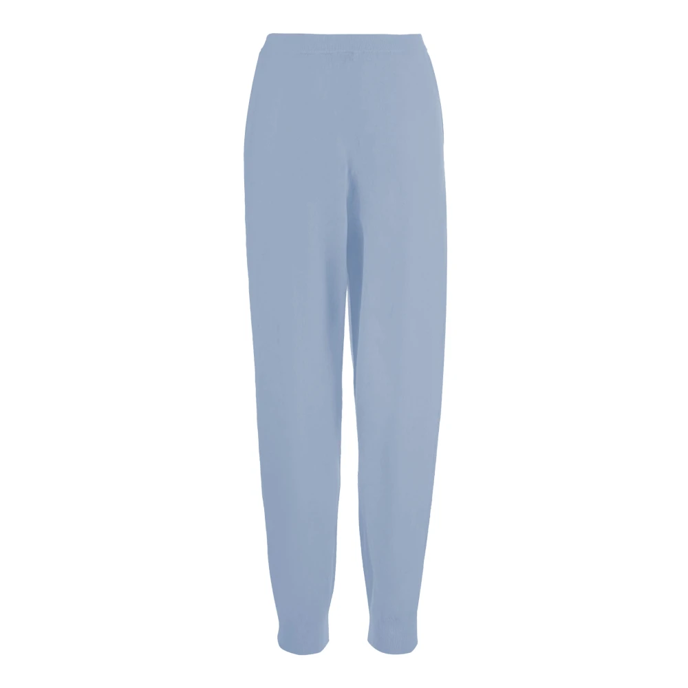 Allude Women's Blue Wool And Cashmere Pants