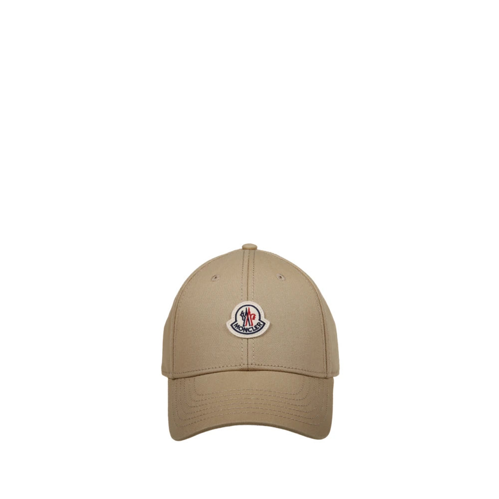 Moncler Beige Hats & Caps, Female, One Size, Grenoble Gabardine Baseball Cap