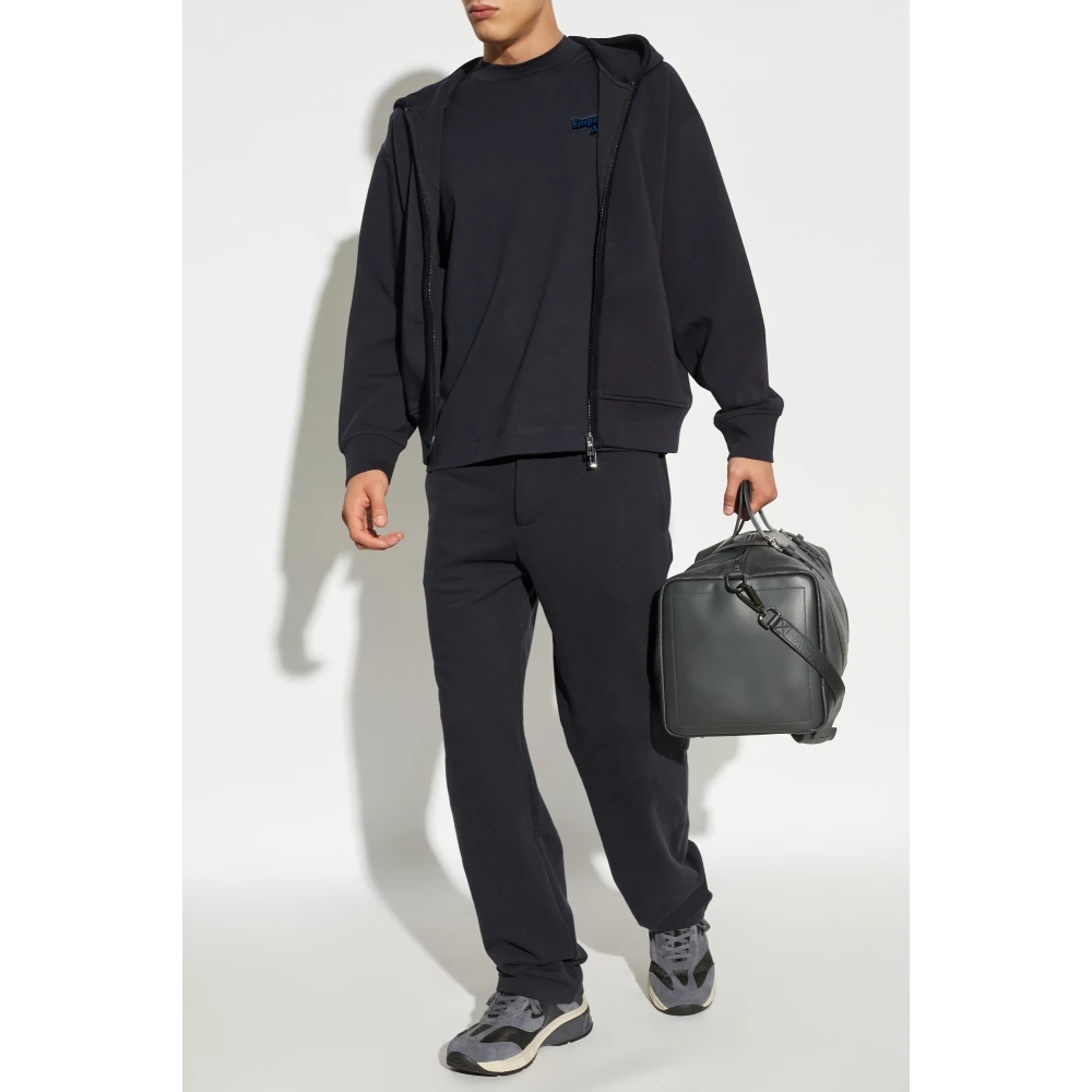 Emporio Armani Katoenen broek Black Heren