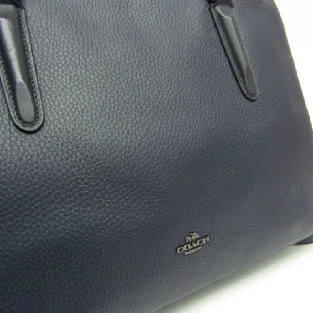 Coach Pre-owned Leather handbags Blue Dames