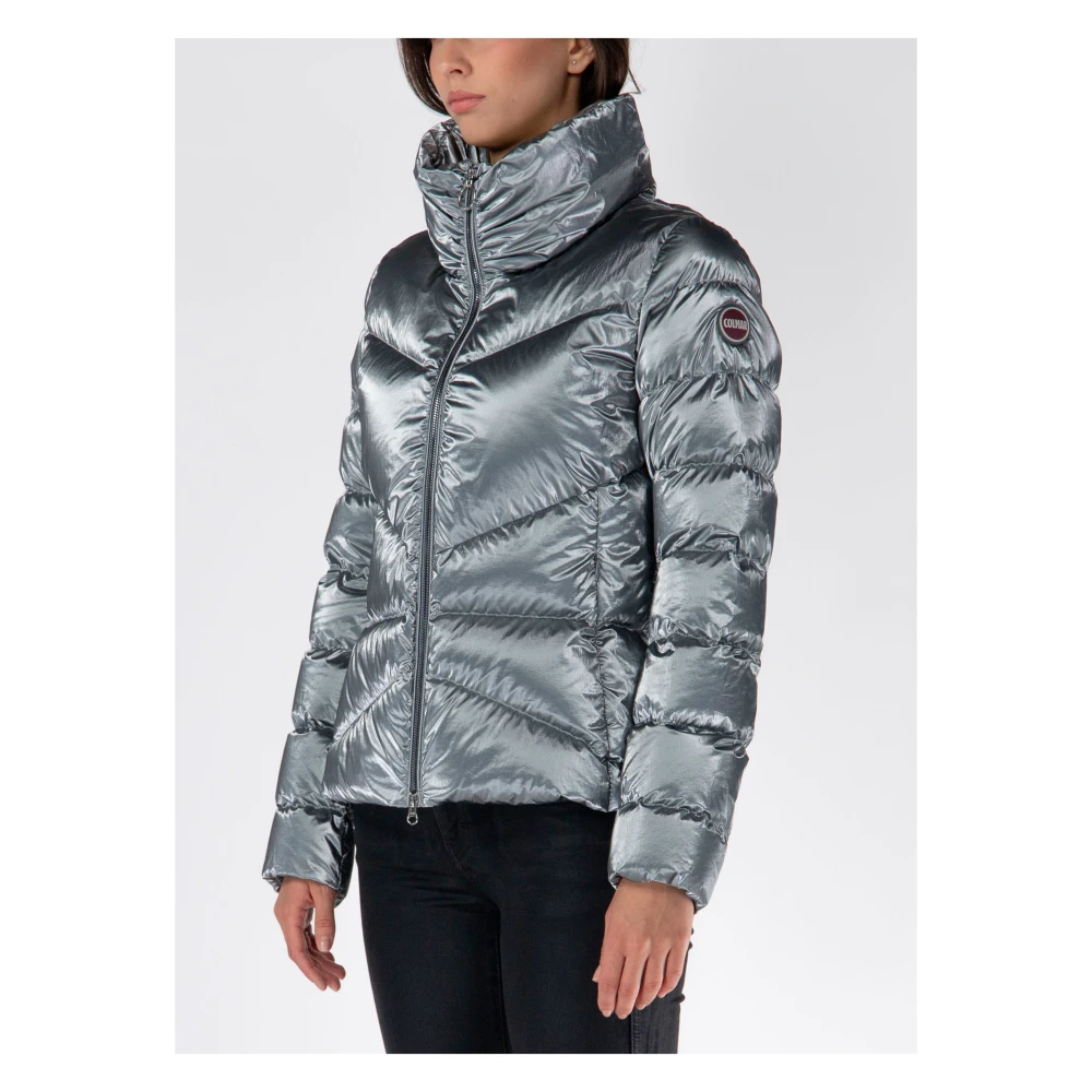 Colmar Zilveren Winter Donsjas Ritssluiting Gray Dames