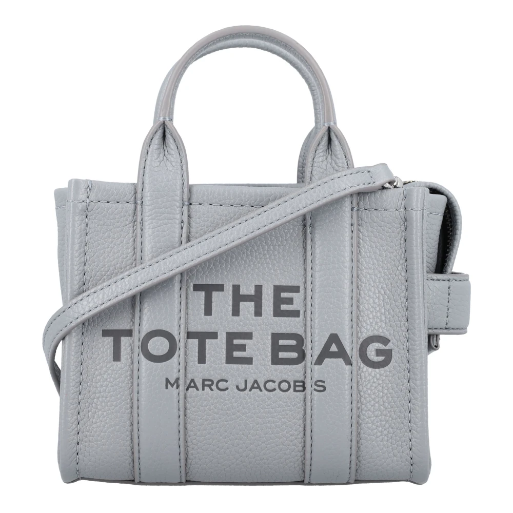Marc Jacobs Micro Tote Läder Väska Gray, Dam