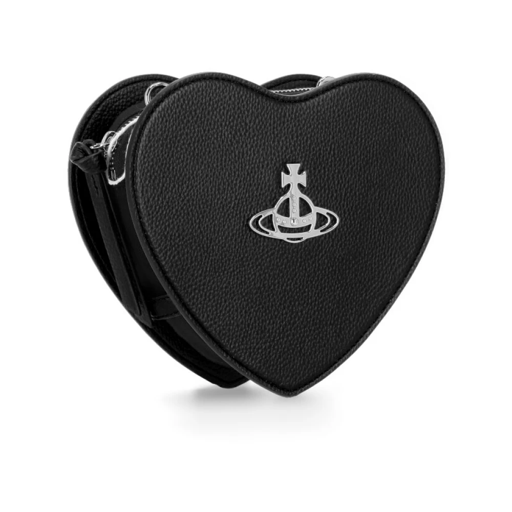 Vivienne Westwood Zwarte Synthetisch Leren Schoudertas Black Dames