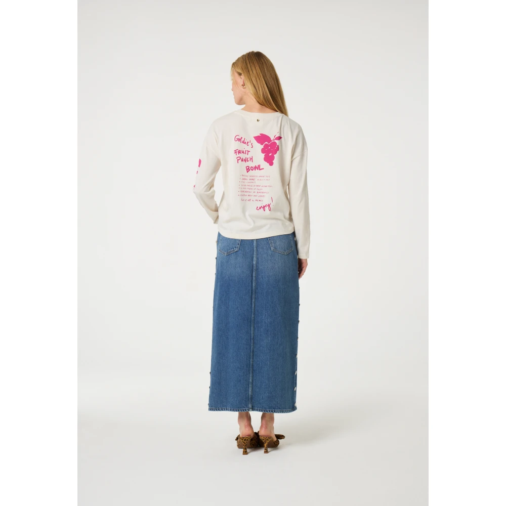 Fabienne Chapot Phileine Long Sleeve T-Shirt White Dames