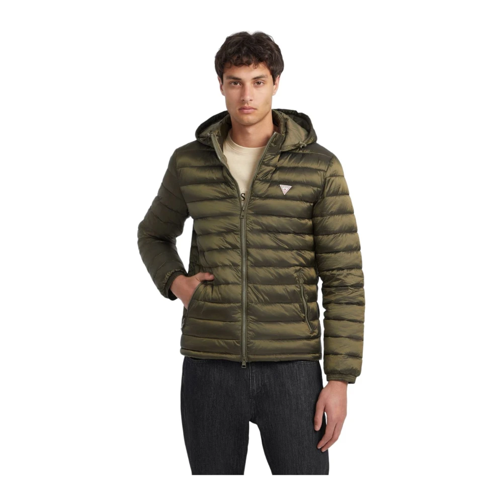 Guess Korte Pufferjas Green Heren